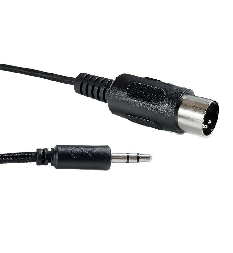 OXI Braided TRS to DIN5 Cable (Male)